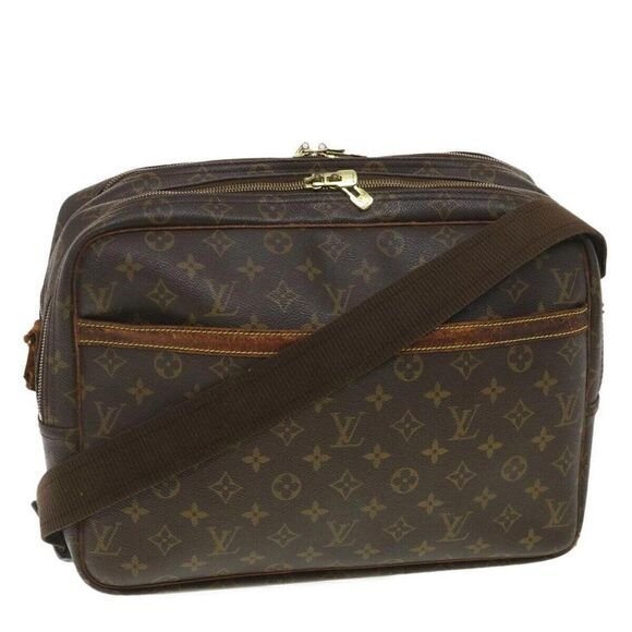 LOUIS VUITTON Monogram Reporter GM Shoulder Bag - Picture 1 of 15